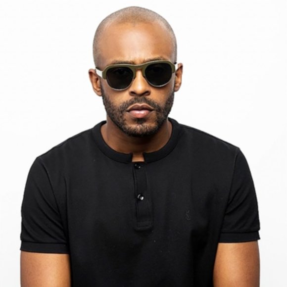 Hadid Eyewear Nomad Olive Green Unisex Sunglasses - Picture 3 of 6